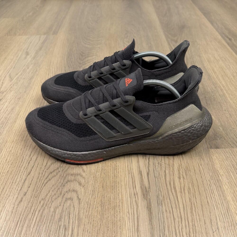 Adidas Ultraboost 21 Shoes Mens Size 11 Black Primeblue Running Gym Sneakers - Picture 3 of 9